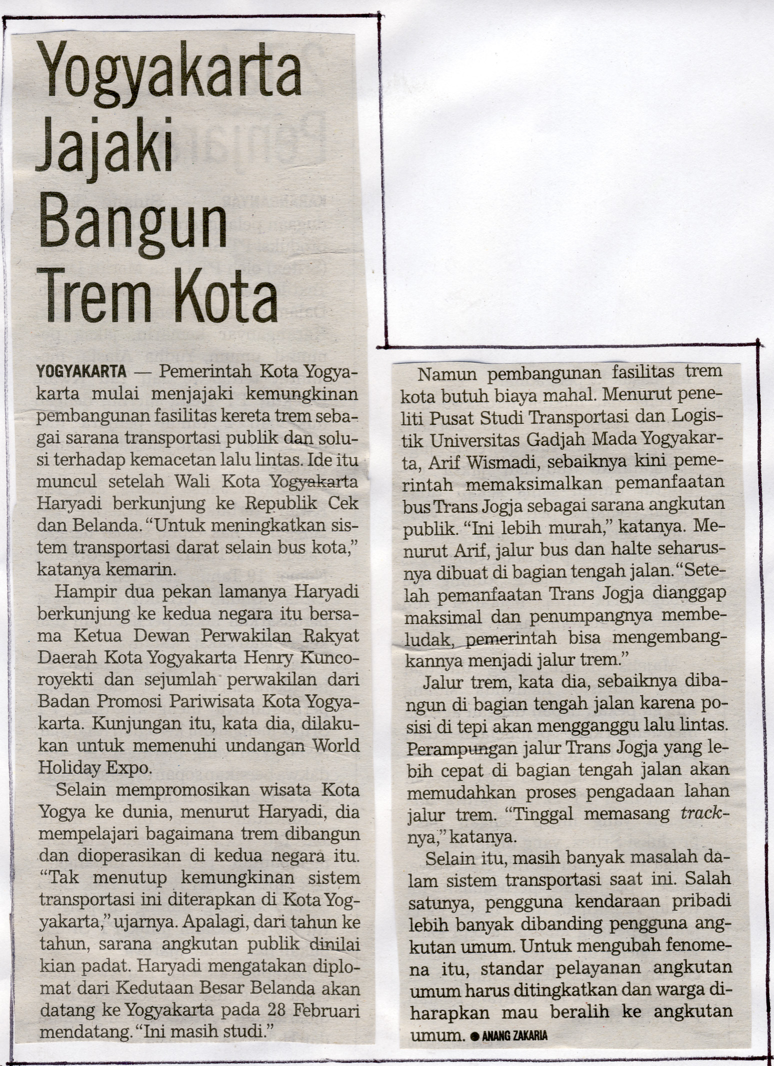 Kliping jogja terbaru